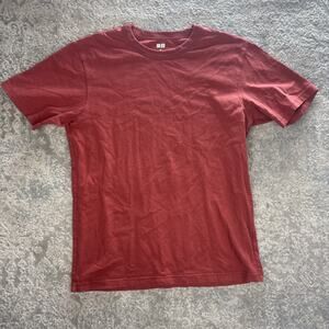 Uniqlo Knit T-Shirt - Red - Medium
